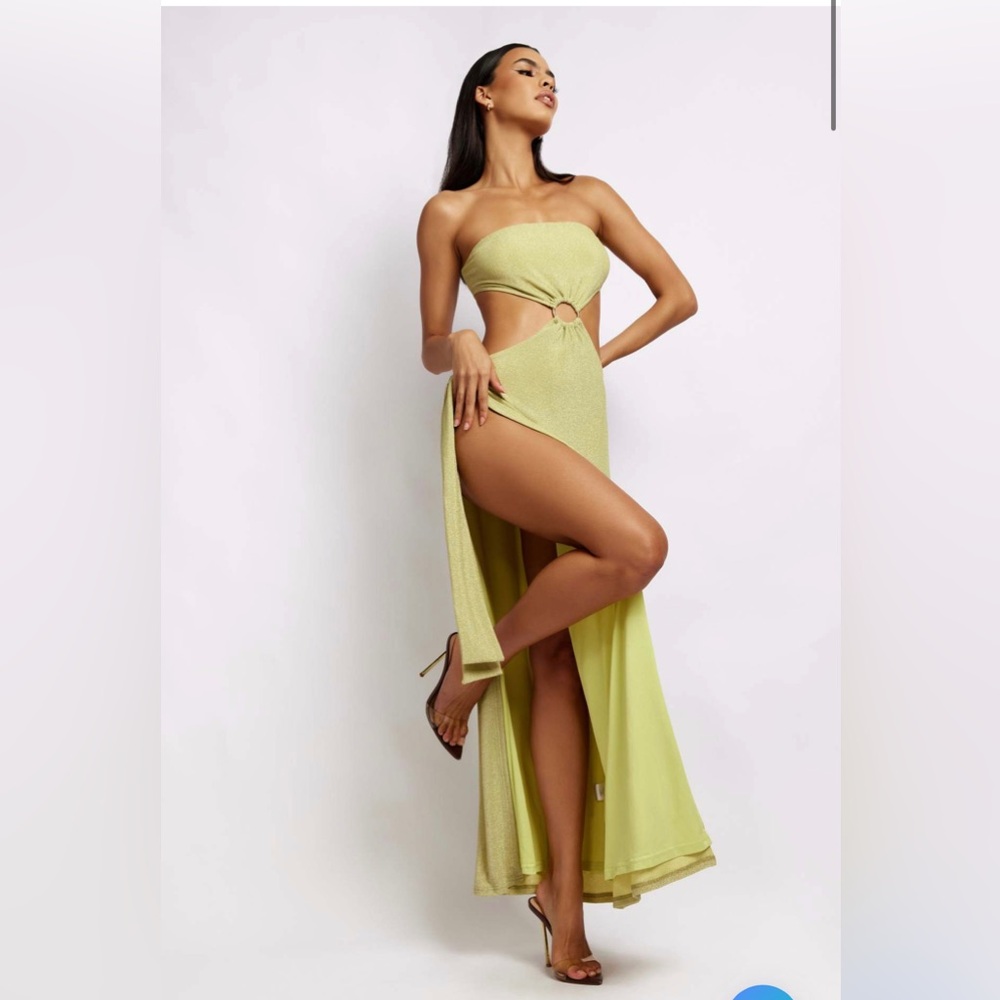Meshki SIERRA
Strapless Shimmer Dress